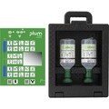 PLUM 4923 Augenspülwandbox mit 1 x 500 ml pH Neutral Duo und 1 x 1.000 ml Augenspülflasche Duo 1 Set