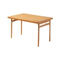 Klapptisch, Gestell Massivholz, Buche, BxT 1500 x 800 mm, Platte Holz