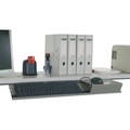 undefined, Tastatur-/Mausablage, HxBxT 20 x 760 x 210 mm, silbergrau