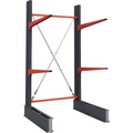 Kragarmregal, einseitig, HxB 2500 x 1500 mm, Kragarm 1000 mm, Grundregal