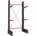 Kragarmregal, einseitig, HxB 2500 x 2000 mm, Kragarm 600 mm, Grundregal