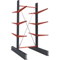 Kragarmregal, doppelseitig, HxB 3000 x 1000 mm, Kragarm 1000 mm, Grundregal