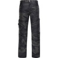 Bundhose Camouflage, schwarz-gemustert, XXL