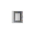 QUIPO Schlüsselschrank lichtgrau RAL 7035 HxBxT 350 x 270 x 130 mm, für 40 Haken