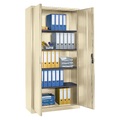 CP Stahlschrank mit Flügeltüren HxBxT 1950 x 1000 x 420 mm hellelfenbein