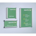 Türschild Rahmen aus Aluminium-Profil HxBxT 100 x 200 x 8 mm, VE 10 Stk
