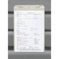 Einstecktasche, magnetisch mit Magnetstreifen, für Papierformat DIN A4 HxB 310 x 220 mm, Hochformat, VE 25 Stk