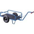 EUROKRAFT Zweirad-Handwagen mit Geländer Ladefläche 1250 x 800 mm