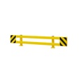 undefined, Regalschutz-Planken-Set für Doppelregal, ausziehbar 1700 - 2100 mm innen
