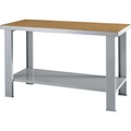 QUIPO Schwerlast-Werktisch mit Multiplex-Arbeitsplatte BxT 1500 x 700 mm