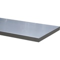 Edelstahl-Arbeitsplatte für 1 Unterschrank Breite 680 mm
