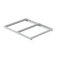 Lista Festrahmen BxT 890 x 1260 mm, Fachlast 800 kg lichtgrau