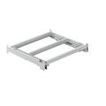 Lista, Lista Auszugrahmen BxT 1290 x 1260 mm, Fachlast 800 kg, 65% ausziehbar lichtgrau