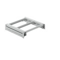 Lista Auszugrahmen BxT 890 x 860 mm, Fachlast 1000 kg, 100% ausziehbar lichtgrau