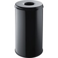 helit Sicherheits-Abfallbehälter Volumen 50 l, HxØ 620 x 340 mm schwarz, VE 2 Stk