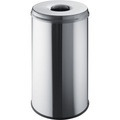helit Sicherheits-Abfallbehälter Volumen 50 l, HxØ 620 x 340 mm Edelstahl, VE 2 Stk