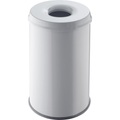 helit Sicherheits-Abfallbehälter Volumen 30 l, HxØ 470 x 335 mm lichtgrau, VE 2 Stk