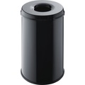 helit Sicherheits-Abfallbehälter Volumen 30 l, HxØ 470 x 335 mm schwarz, VE 2 Stk