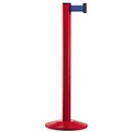 Gurtpfosten Aluminium, rot Gurtfarbe Blau