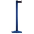 Gurtpfosten Aluminium, blau Gurtfarbe Dunkelblau