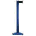 Gurtpfosten Aluminium, blau Gurtfarbe Grün