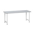 ANKE Werkbank, Gestellbauweise, Grundmodell, BxT 2000 x 700 mm, Stahlblechbelagplatte