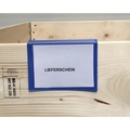 Beschriftungstaschen, VE 100 Stk für Aufsatzrahmen Papierformat DIN A6