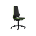 bimos NEON Arbeitsdrehstuhl Sitzmaterial Integralschaum, ESD Flexband grün