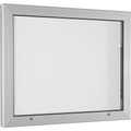 Schaukasten Türöffnung 90° nach oben für Format DIN A1, Rückwand reinweiß
