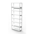 Büro-Steckregal, ohne Rückwand Regalhöhe 2600 mm Grundregal, Breite x Tiefe 760 x 400 mm