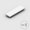 Fachboden RAL 7035, für Steckregal mittelschwer BxT 1000 x 300 mm