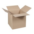 Faltkarton, FEFCO 0201 aus 1-welliger Pappe Innenmaße 400 x 400 x 300 mm, VE 50 Stk
