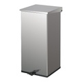 undefined, Tretabfallsammler Volumen 110 l, BxHxT 390 x 800 x 390 mm Edelstahl