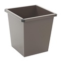 undefined, Papierkorb, Stahlblech Volumen 27 l, BxHxT 343 x 343 x 361 mm braun