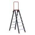 Altrex Sicherheits-Stehleiter beidseitig begehbar 2 x 7 Stufen