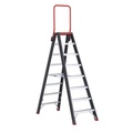 Altrex Sicherheits-Stehleiter beidseitig begehbar 2 x 8 Stufen