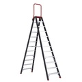 Altrex Sicherheits-Stehleiter beidseitig begehbar 2 x 12 Stufen
