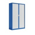 office akktiv Rollladenschrank BxT 1200 x 450 mm Höhe 1950 mm, enzianblau