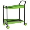 Kongamek, Kongamek Servierwagen DESIGN LxBxH 865 x 505 x 980 mm Tragfähigkeit 150 kg, schwarz/grün