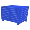 Stapel-Kippbehälter Volumen 1,5 m³ blau RAL 5010