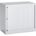 BISLEY Euro-Rollladenschrank Breite 800 mm, 1 Fachboden lichtgrau