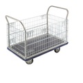 undefined, Gitterwagen, verzinkte Seitengitter mit Edelstahl-Schiebebügeln Tragfähigkeit 500 kg, ab 5 Stk