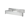 Aluminium-Aufsatzrahmen, VE 2 Stk für Paletten 1200 x 1000 mm mit 6 Scharnieren, ab 1 VE