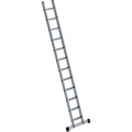 Guenzburger, Guenzburger Anlegeleiter mit Stufen Breite 350 mm 12 Stufen, mit nivello®-Traverse