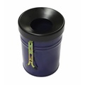 Wandabfallbehälter Volumen 24 l, HxØ 370 x 295 mm blau