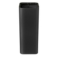 Abfallbehälter PURE Volumen 100 l, BxHxT 385 x 800 x 385 mm schwarz