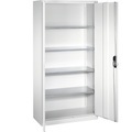 CP Stahlschrank mit Flügeltüren HxBxT 1950 x 1000 x 420 mm verkehrsweiß