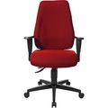 Topstar Operator-Drehstuhl LADY SITNESS Permanentkontakt-Mechanik, Rückenlehnenhöhe 580 mm rot
