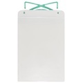 Einstecktasche, magnetisch mit Haken und Magnetstreifen, für Papierformat DIN A4 HxB 310 x 220 mm, Hochformat, VE 25 Stk
