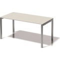 BISLEY Schreibtisch CITO, U-Gestell HxBxT 740 x 1600 x 800 mm Gestell silber, Platte grauweiß